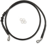 Drag Specialties Frt Brake Line Xl Bk +12 Brake Lines Hoses Stainless Drag Specialties