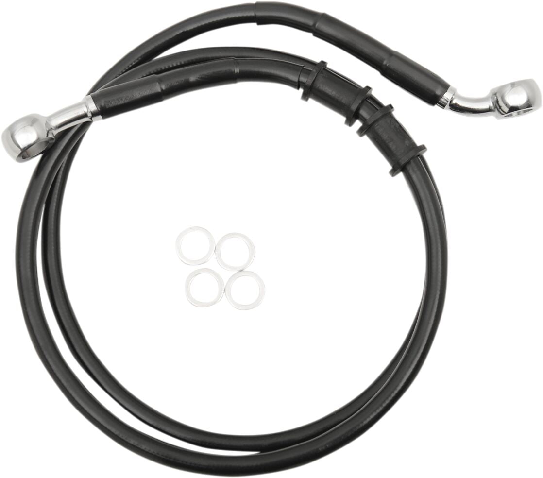 Drag Specialties Frt Brake Line Xl Bk Brake Lines Hoses Stainless Drag Specialties