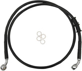 Drag Specialties Frt Brake Line Xl Bk +4 Brake Lines Hoses Stainless Drag Specialties
