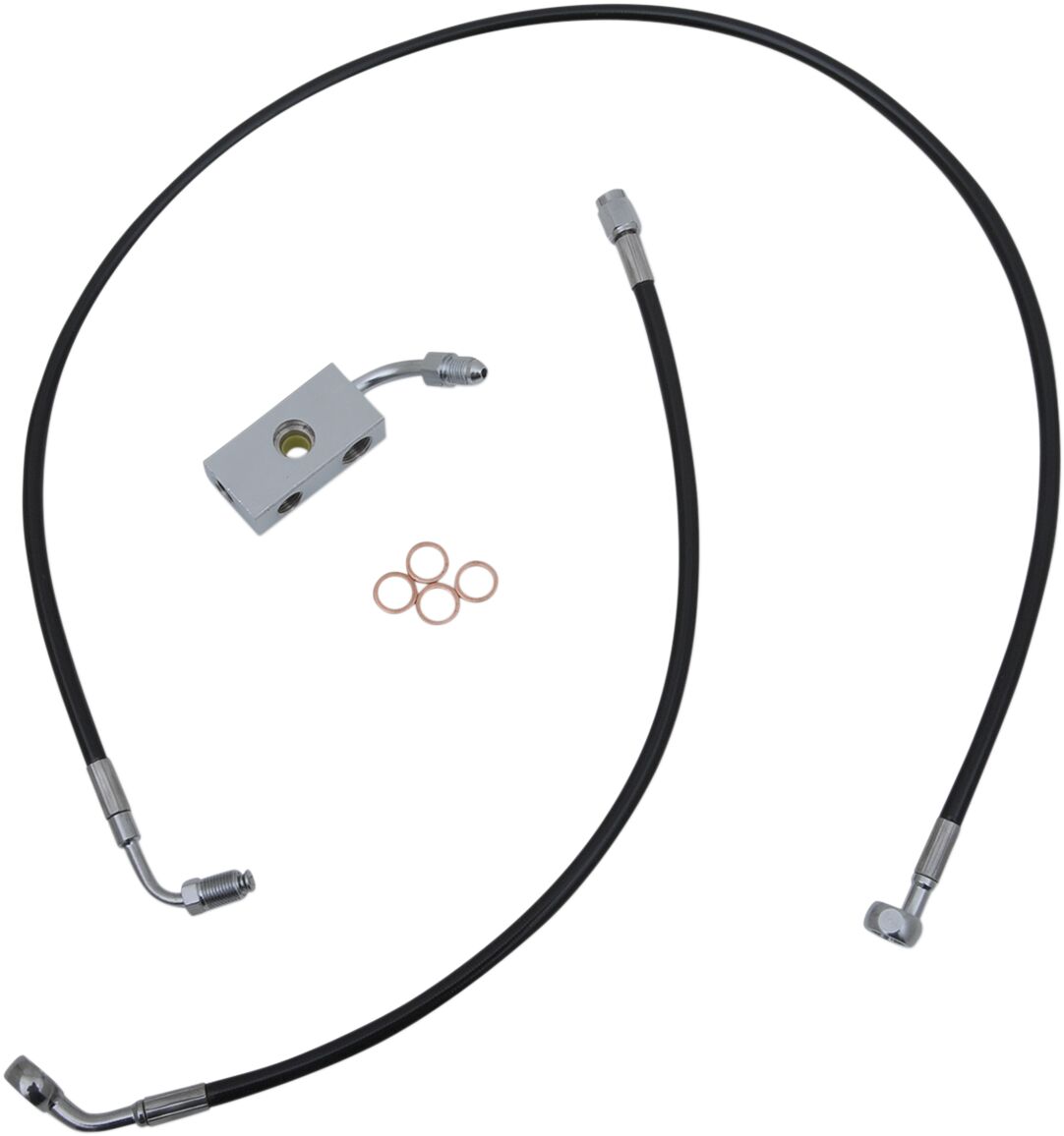 La Choppers Brake Line 15 17 St 18+ B BRAKE LINES-HOSES-STAINLESS ST La Choppers