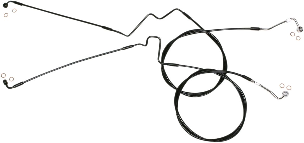 Magnum Shielding Line Brk Lwrblk Abs Fl 14 BRAKE LINES-HOSES-STAINLESS ST Magnum Shielding