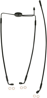 Magnum Shielding Line Brake Front Xr Blk BRAKE LINES-HOSES-STAINLESS ST Magnum Shielding