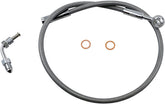 Magnum Shielding Line Brake Upr W/Adpt Ssc BRAKE LINES-HOSES-STAINLESS ST Magnum Shielding
