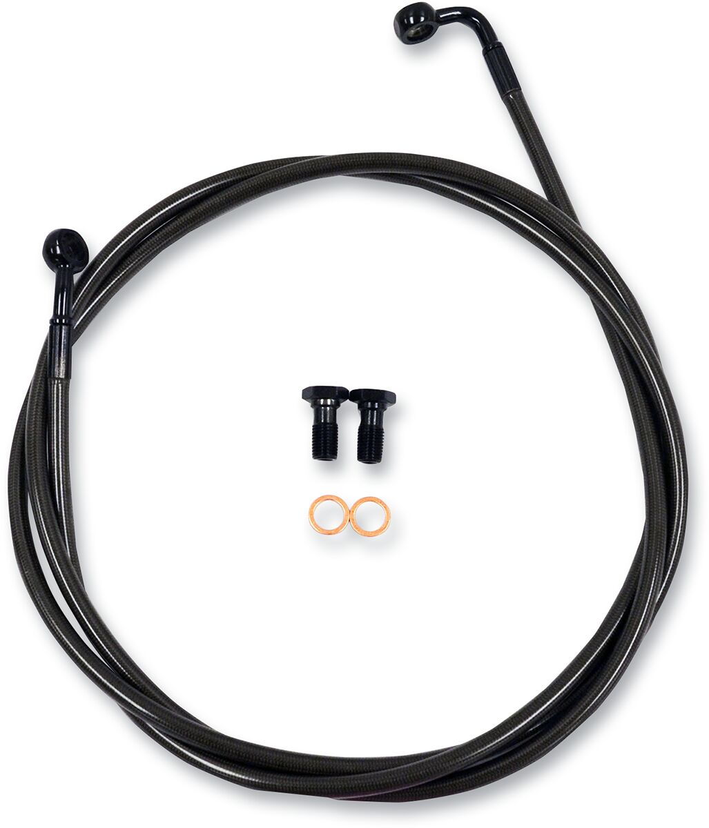 La Choppers Brakelines M15 17 Sftl18+ BRAKE LINES-HOSES-STAINLESS ST La Choppers
