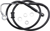 Drag Specialties Brk Line 15 17 Sftl Blk Brake Lines Hoses Stainless Drag Specialties