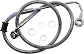 Drag Specialties Brk Line 15 17 Sftl Ss +2 BRAKE LINES-HOSES-STAINLESS ST Drag Specialties