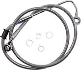 Drag Specialties Brk Line 15 17 Sftl Ss +8 BRAKE LINES-HOSES-STAINLESS ST Drag Specialties