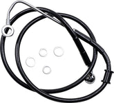 Drag Specialties Brk Line 15 17 Sftl Blk+10 BRAKE LINES-HOSES-STAINLESS ST Drag Specialties