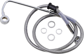 Drag Specialties Brk Line 15 17 Sftl Ss +2 Brake Lines Hoses Stainless Drag Specialties