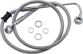 Drag Specialties Brk Line 15 17 Sftl Ss +6 Brake Lines Hoses Stainless Drag Specialties