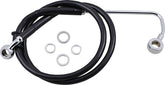 Drag Specialties Brk Line 15 17 Sftl Blk +4 BRAKE LINES-HOSES-STAINLESS ST Drag Specialties