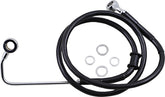 Drag Specialties Brk Line 15 17 Sftl Blk +8 Brake Lines Hoses Stainless Drag Specialties