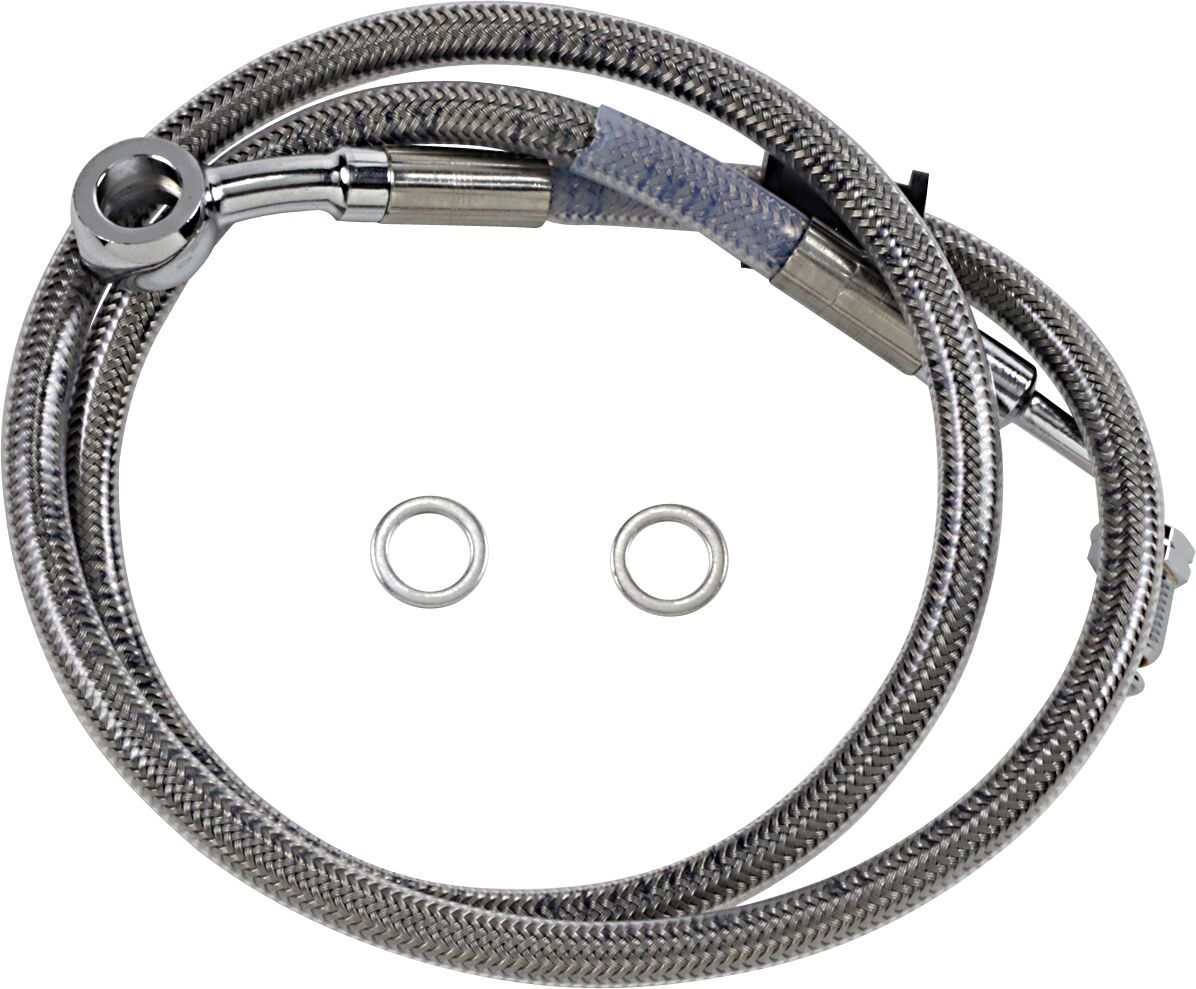 Drag Specialties Line Brk 18 Sftl Ss +6 BRAKE LINES-HOSES-STAINLESS ST Drag Specialties