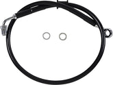 Drag Specialties Line Brk 18 Sftl Blk BRAKE LINES-HOSES-STAINLESS ST Drag Specialties