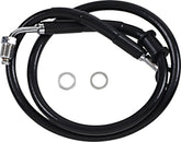 Drag Specialties Line Brk 18 Sftl Blk +4 BRAKE LINES-HOSES-STAINLESS ST Drag Specialties