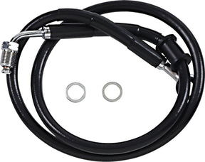 Drag Specialties Line Brk 18 Sftl Blk +4 BRAKE LINES-HOSES-STAINLESS ST Drag Specialties