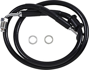 Drag Specialties Line Brk 18 Sftl Blk +4 BRAKE LINES-HOSES-STAINLESS ST Drag Specialties