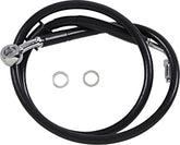 Drag Specialties Line Brk 18 Sftl Blk +6 BRAKE LINES-HOSES-STAINLESS ST Drag Specialties