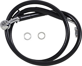 Drag Specialties Line Brk 18 Sftl Blk +6 BRAKE LINES-HOSES-STAINLESS ST Drag Specialties