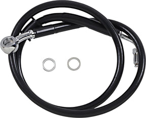 Drag Specialties Line Brk 18 Sftl Blk +6 BRAKE LINES-HOSES-STAINLESS ST Drag Specialties