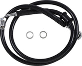 Drag Specialties Line Brk 18 Sftl Blk +8 BRAKE LINES-HOSES-STAINLESS ST Drag Specialties