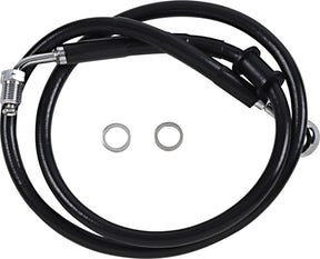 Drag Specialties Line Brk 18 Sftl Blk +8 BRAKE LINES-HOSES-STAINLESS ST Drag Specialties