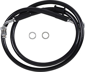 Drag Specialties Line Brk 18 Sftl Blk +10 BRAKE LINES-HOSES-STAINLESS ST Drag Specialties