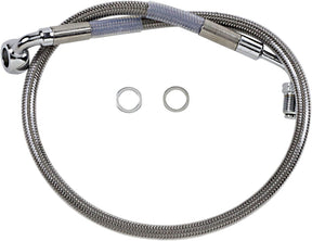 Drag Specialties Line Brk 18 Sftl Ss BRAKE LINES-HOSES-STAINLESS ST Drag Specialties