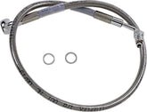 Drag Specialties Line Brk 18 Sftl Ss +2 BRAKE LINES-HOSES-STAINLESS ST Drag Specialties