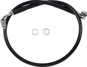 Drag Specialties Line Brk 18 Sftl Blk +4 BRAKE LINES-HOSES-STAINLESS ST Drag Specialties