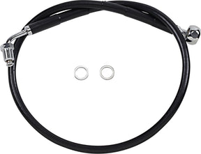Drag Specialties Line Brk 18 Sftl Blk +4 BRAKE LINES-HOSES-STAINLESS ST Drag Specialties