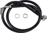 Drag Specialties Line Brk 18 Sftl Blk +8 BRAKE LINES-HOSES-STAINLESS ST Drag Specialties