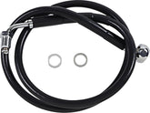 Drag Specialties Line Brk 18 Sftl Blk +10 BRAKE LINES-HOSES-STAINLESS ST Drag Specialties