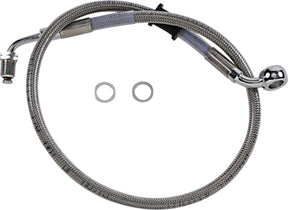 Drag Specialties Line Brk 18 Sftl Ss BRAKE LINES-HOSES-STAINLESS ST Drag Specialties