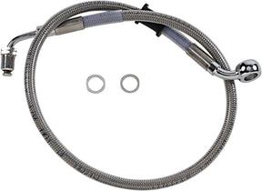 Drag Specialties Line Brk 18 Sftl Ss BRAKE LINES-HOSES-STAINLESS ST Drag Specialties