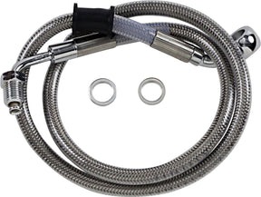 Drag Specialties Line Brk 18 Sftl Ss +4 BRAKE LINES-HOSES-STAINLESS ST Drag Specialties