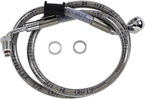 Drag Specialties Line Brk 18 Sftl Ss +6 BRAKE LINES-HOSES-STAINLESS ST Drag Specialties