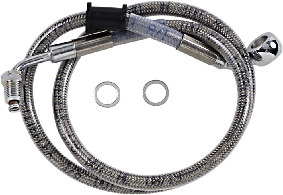 Drag Specialties Line Brk 18 Sftl Ss +6 BRAKE LINES-HOSES-STAINLESS ST Drag Specialties