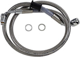 Drag Specialties Line Brk 18 Sftl Ss +8 BRAKE LINES-HOSES-STAINLESS ST Drag Specialties