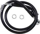 Drag Specialties Line Brk 18 Sftl Blk +6 BRAKE LINES-HOSES-STAINLESS ST Drag Specialties