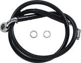Drag Specialties Line Brk 18 Sftl Blk +8 BRAKE LINES-HOSES-STAINLESS ST Drag Specialties