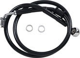 Drag Specialties Line Brk 18 Sftl Blk +10 BRAKE LINES-HOSES-STAINLESS ST Drag Specialties