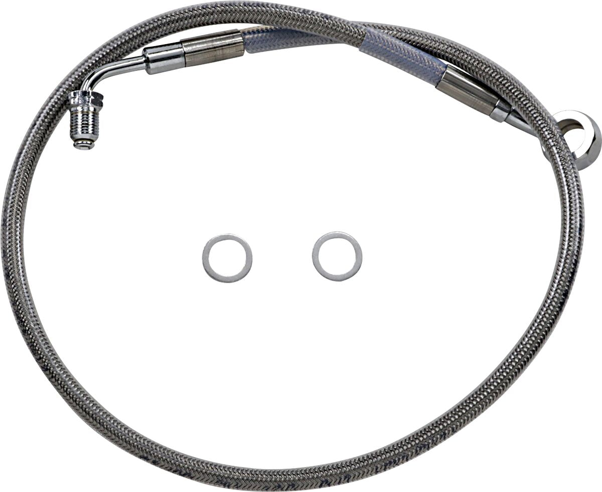 Drag Specialties Line Brk 18 Sftl Ss +6 BRAKE LINES-HOSES-STAINLESS ST Drag Specialties
