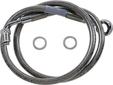 Drag Specialties Line Brk 18 Sftl Ss +8 BRAKE LINES-HOSES-STAINLESS ST Drag Specialties
