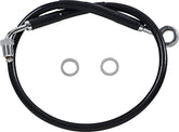 Drag Specialties Line Brk 18 Sftl Blk BRAKE LINES-HOSES-STAINLESS ST Drag Specialties