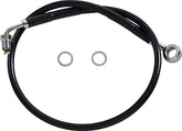 Drag Specialties Line Brk 18 Sftl Blk +4 BRAKE LINES-HOSES-STAINLESS ST Drag Specialties