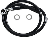 Drag Specialties Line Brk 18 Sftl Blk +10 BRAKE LINES-HOSES-STAINLESS ST Drag Specialties