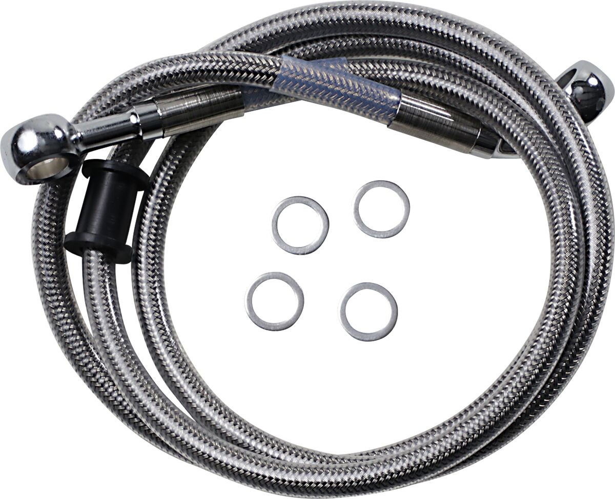 Drag Specialties Line Brk 18 Xl1200 Xs Ss BRAKE LINES-HOSES-STAINLESS ST Drag Specialties
