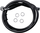 Drag Specialties Line Brk 18 Xl1200 Xs Blk BRAKE LINES-HOSES-STAINLESS ST Drag Specialties