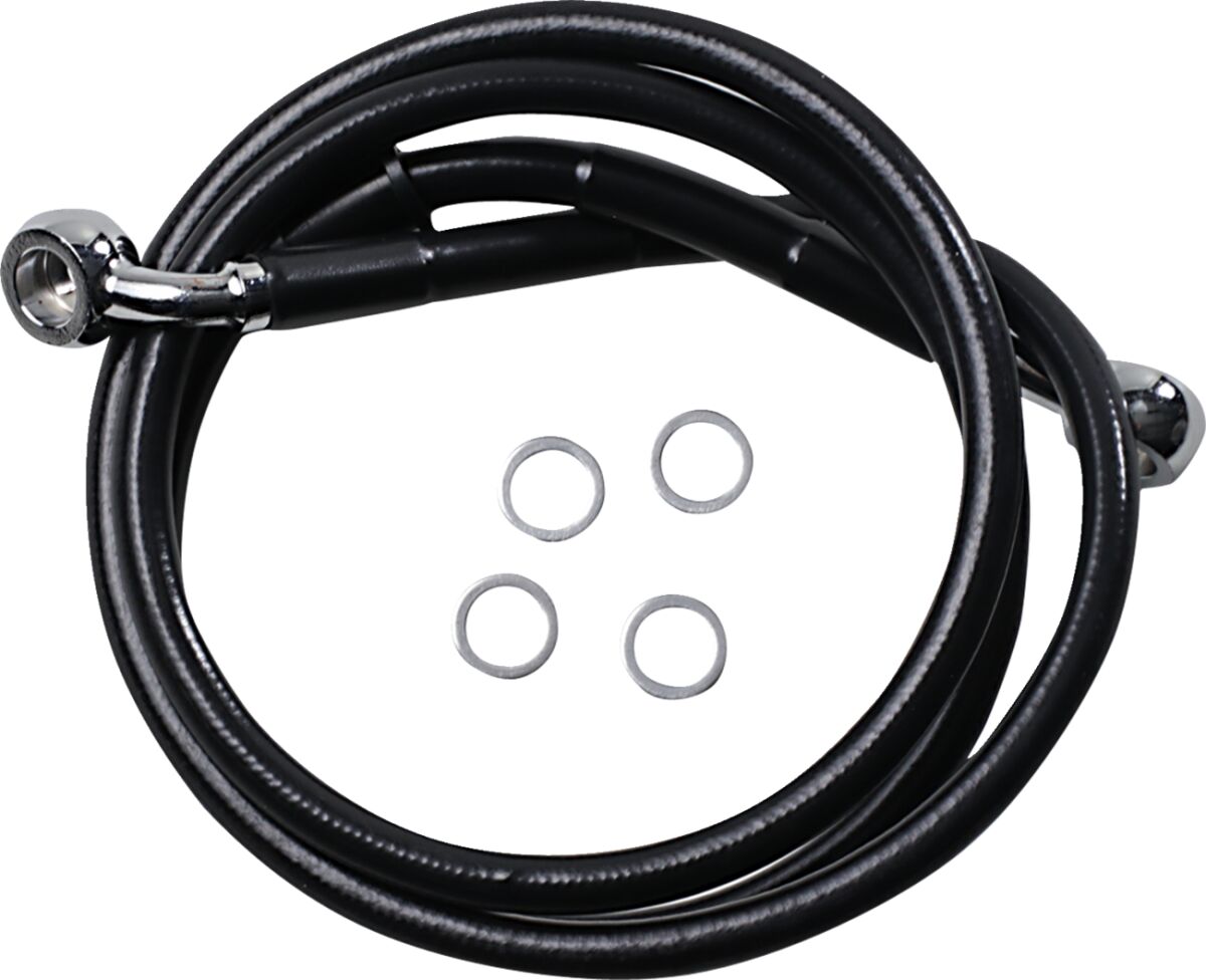 Drag Specialties Line Brk 18 Xl1200 Xs Bk+2 BRAKE LINES-HOSES-STAINLESS ST Drag Specialties